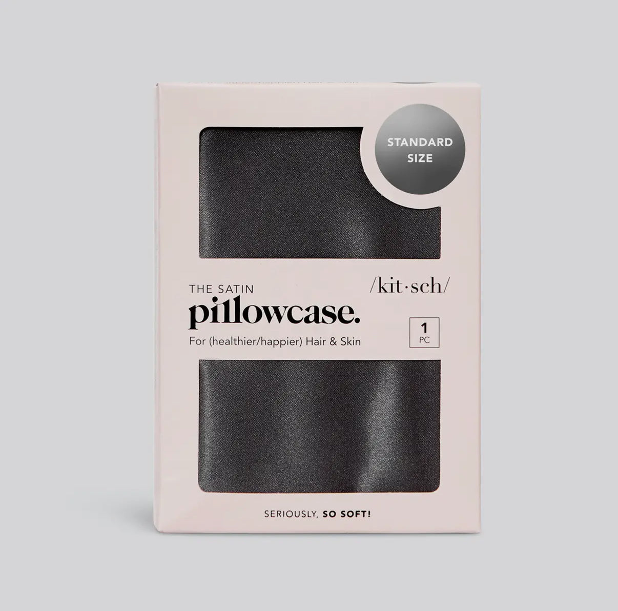 Satin Pillowcase - Charcoal