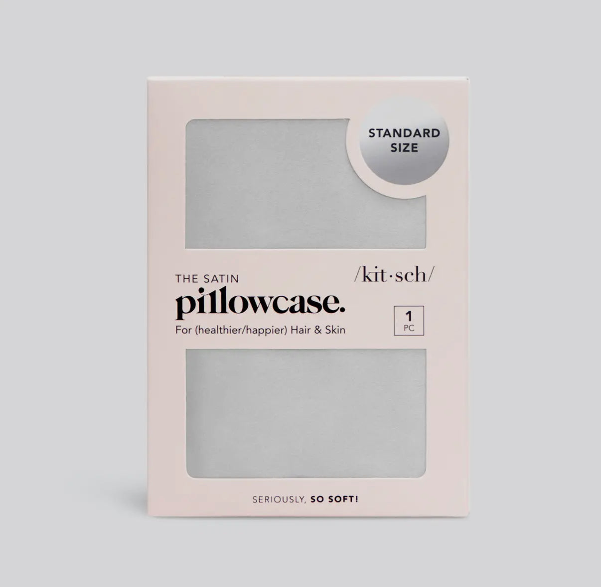 Satin Pillowcase - Silver