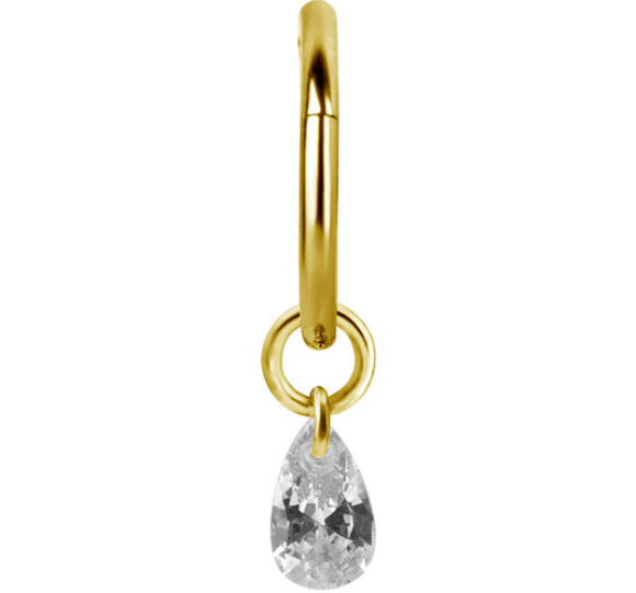Droplet CZ Drop Charm