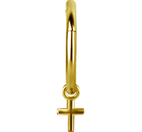 Cross Charm Gold