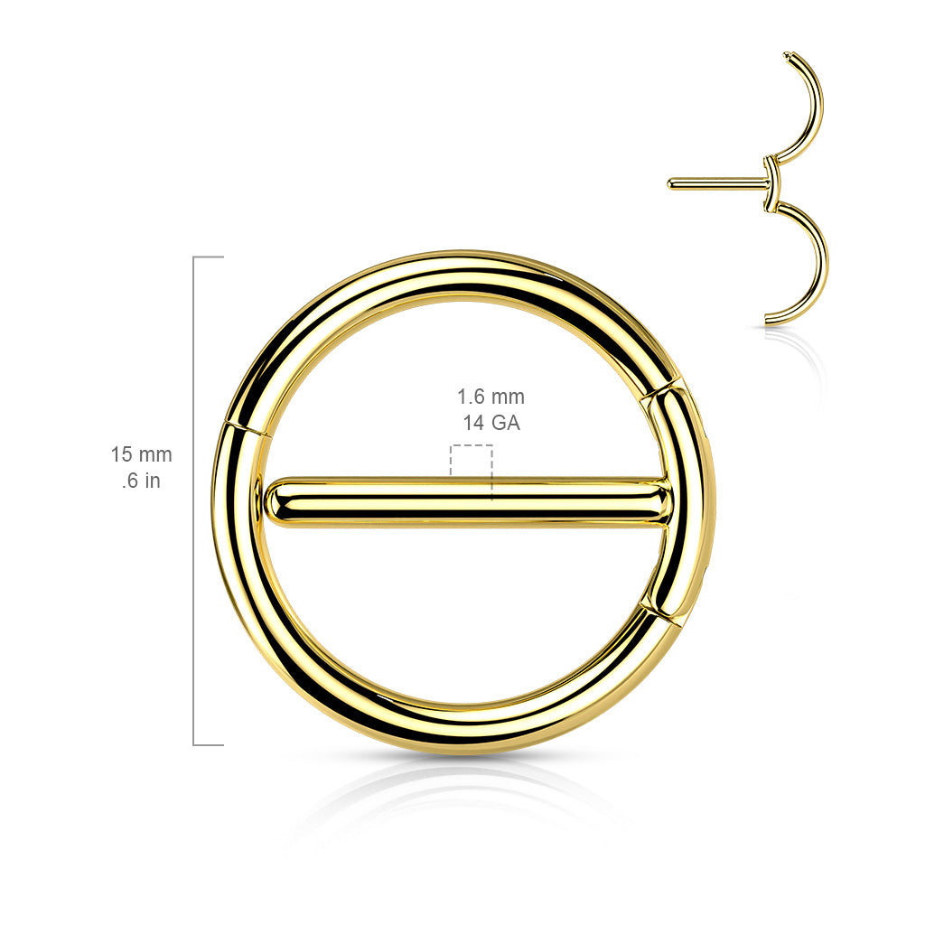 Dual Hinge Nipple Ring
