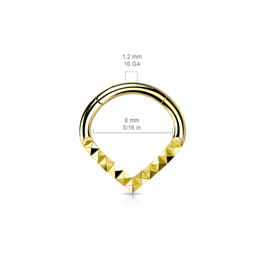 High Quality Precision Lined Pyramid Cuts Chevron