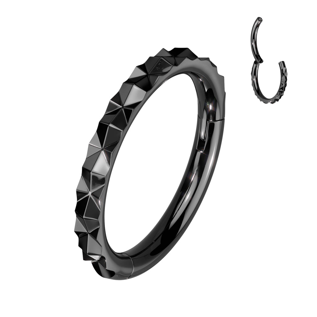 High Quality Precision Outward Facing X Faceted Hinged Segment Ring