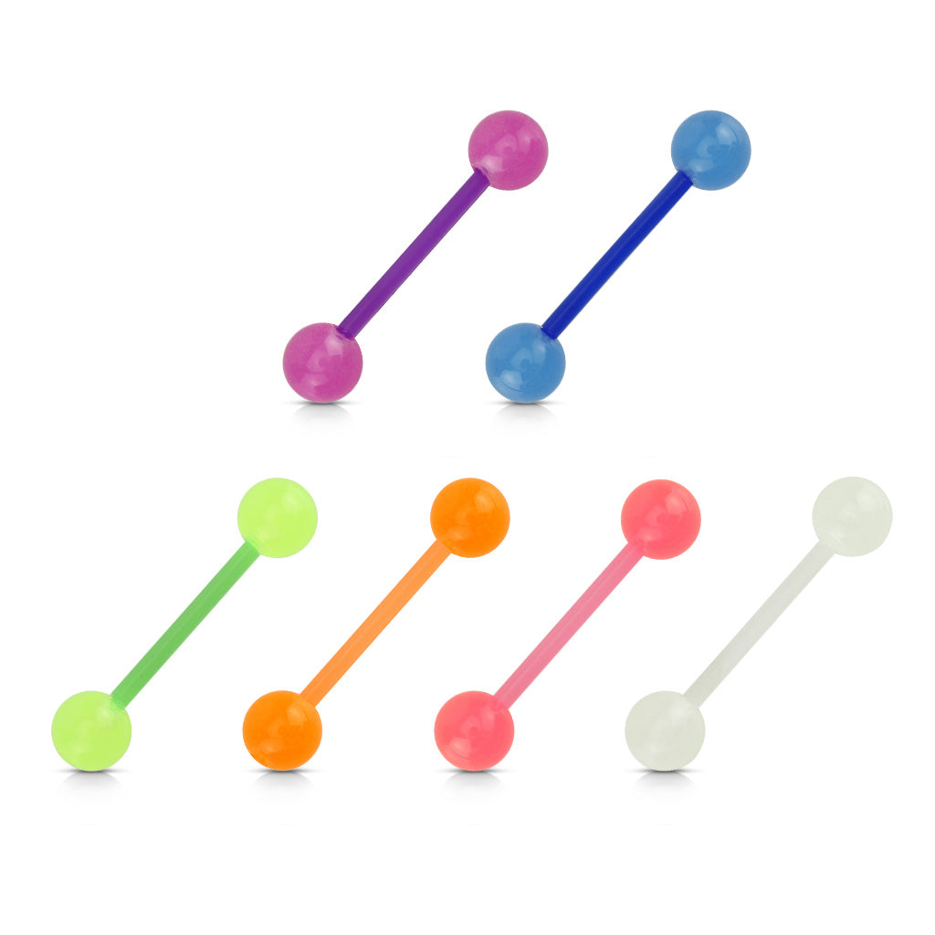 Glow in the Dark Balls Bioflex Barbell