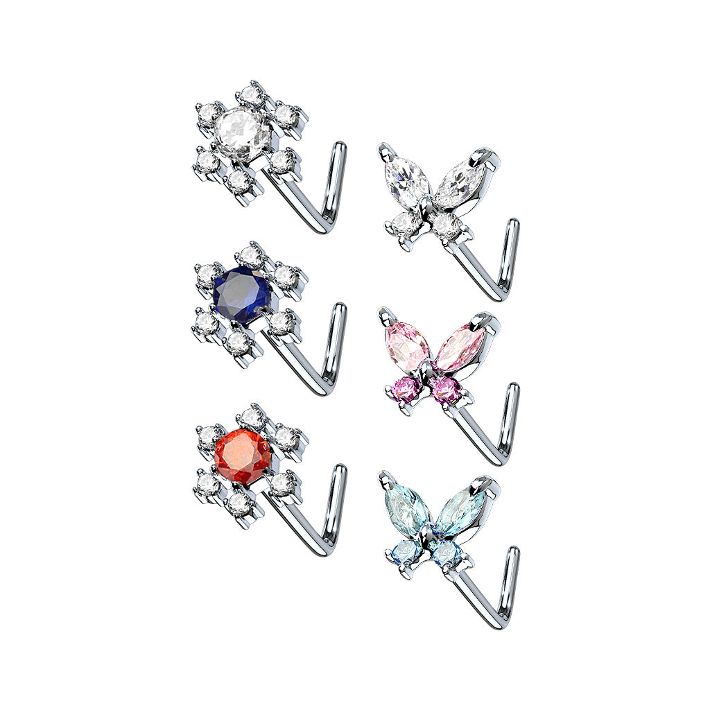 Assorted L Bend Nose Stud