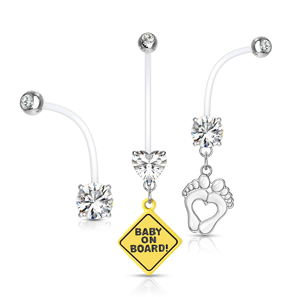 Pregnancy Navel Bar Bioflex
