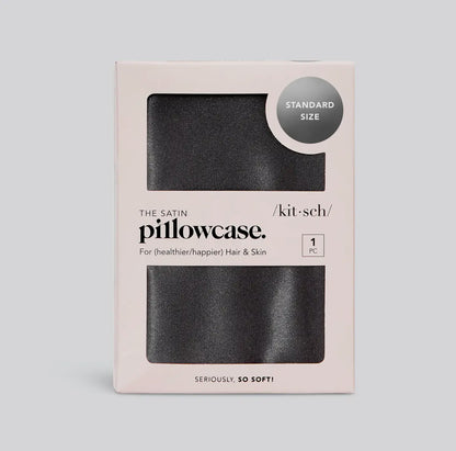 Satin Pillowcase - Charcoal