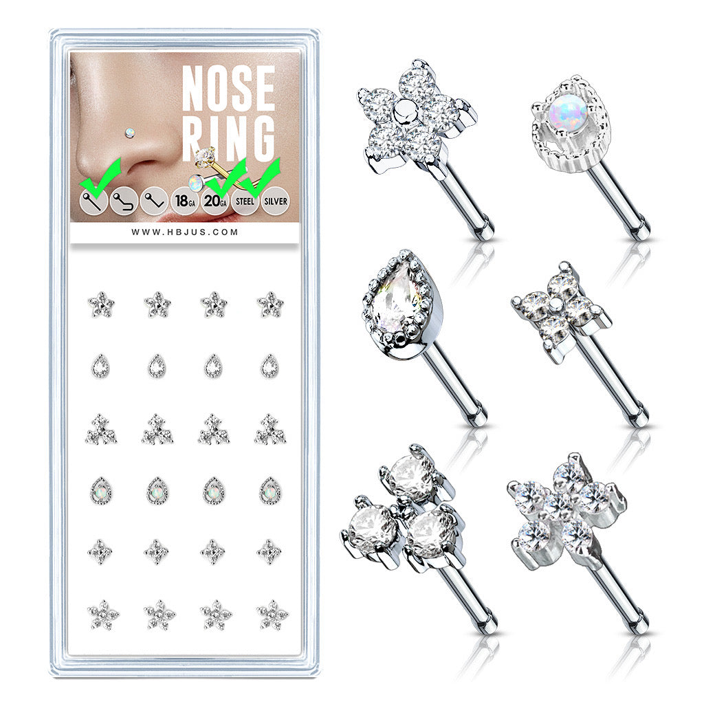 Assorted Style Nose Stud
