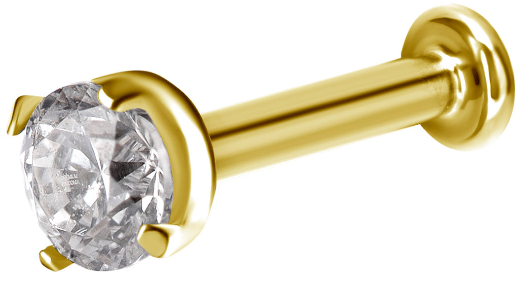 Round Premium Zirconia Micro Labret