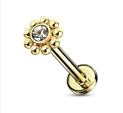 Multi-bead CZ Cluster Labret
