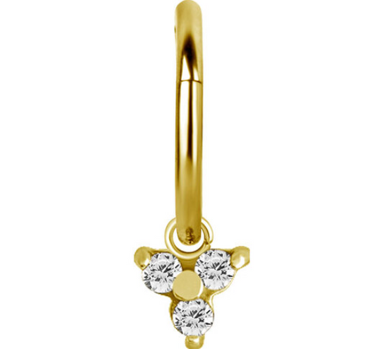 CZ Trinity Charm