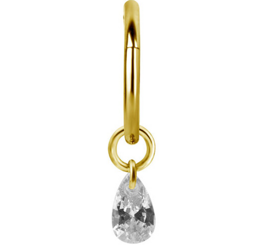 Droplet CZ Drop Charm