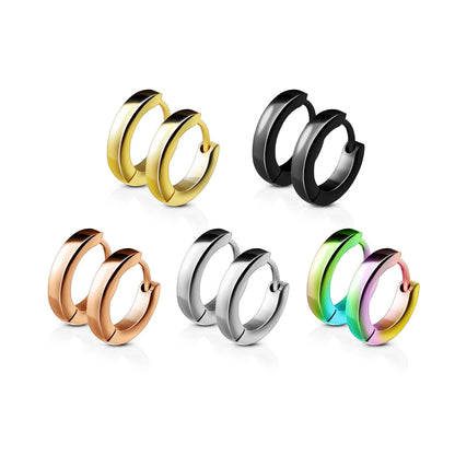 Dome Hoop Earrings