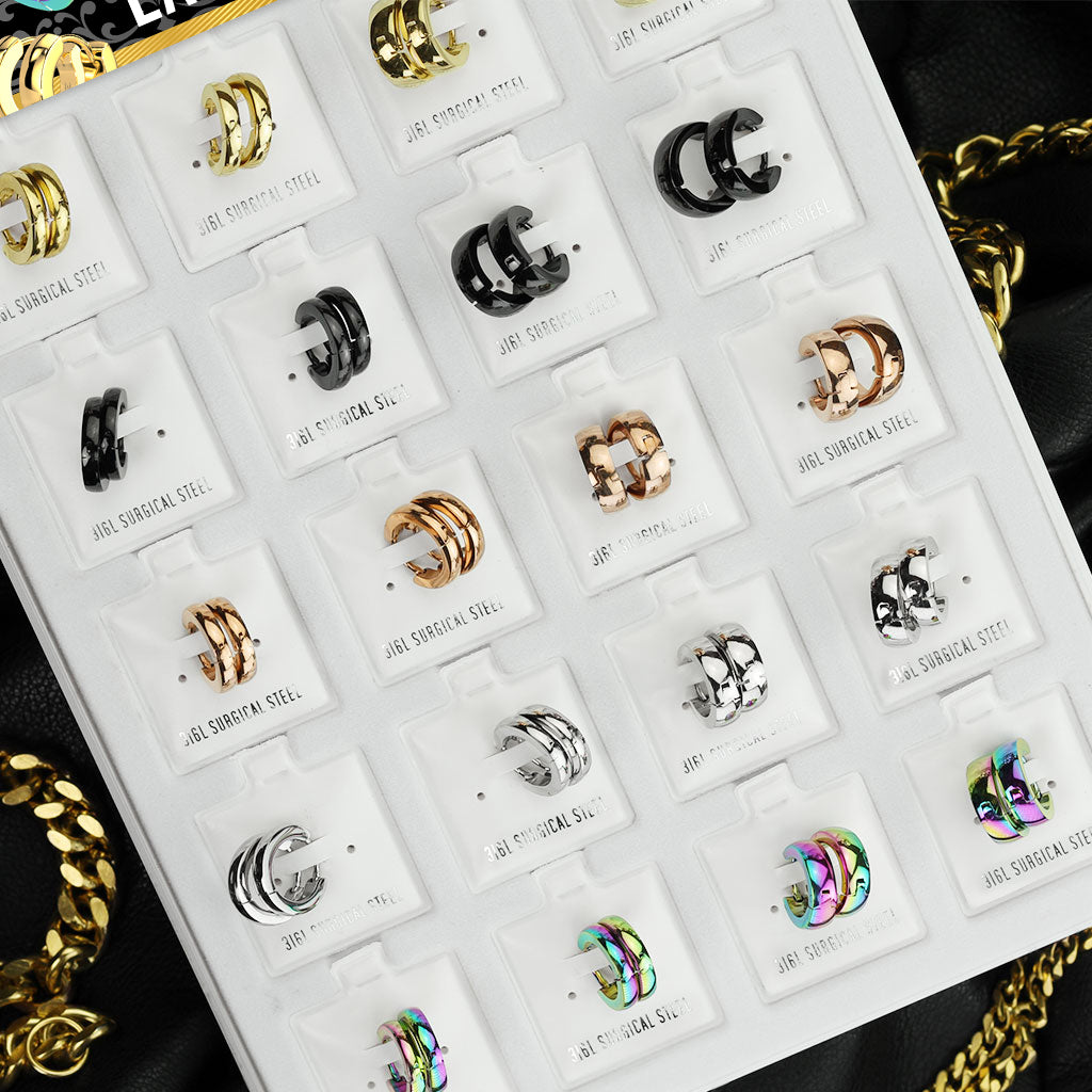 Dome Hoop Earrings