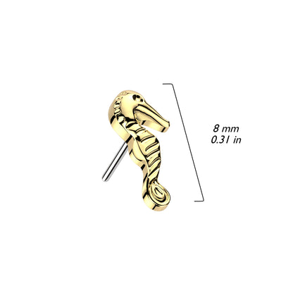 Threadless Push In Seahorse Top
