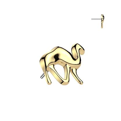 Threadless Push In Camel Top