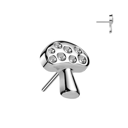 Threadless Push In Mushroom Top