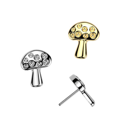 Threadless Push In Mushroom Top