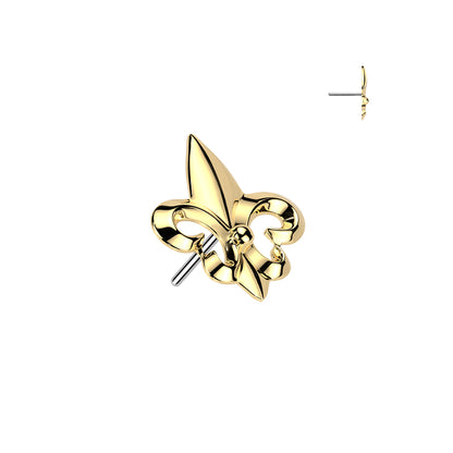 Threadless Push In Fleur De Lis Top