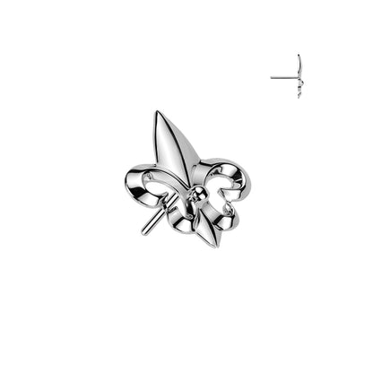 Threadless Push In Fleur De Lis Top