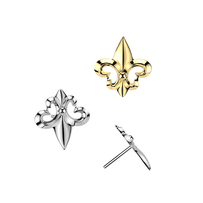 Threadless Push In Fleur De Lis Top