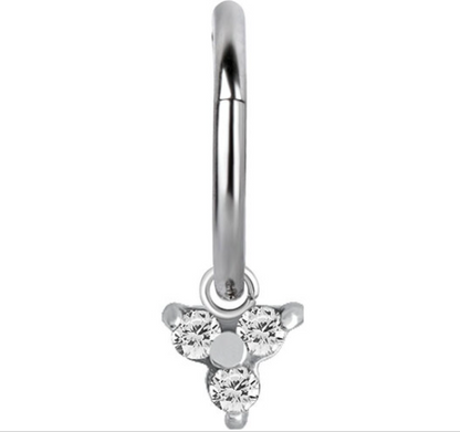 CZ Trinity Charm