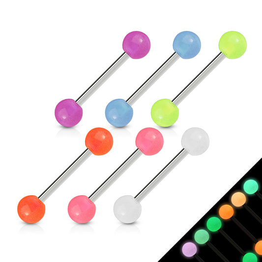 Assorted Colour Glow In The Dark Balls Barbells