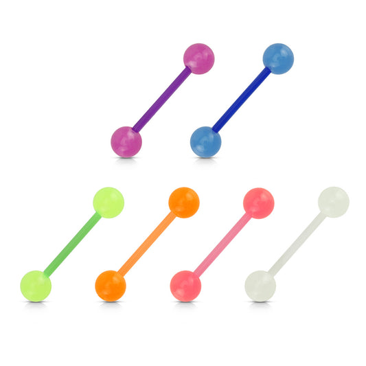 Glow in the Dark Balls Bioflex Barbell