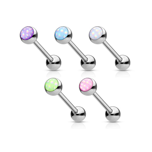 Illuminating Stone Set Barbells