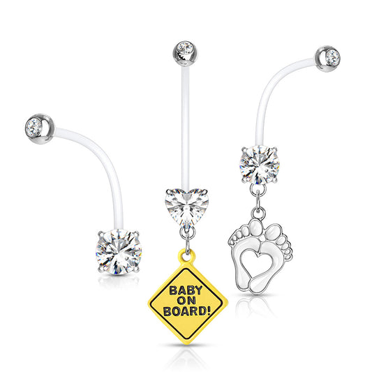 Pregnancy Navel Bar Bioflex