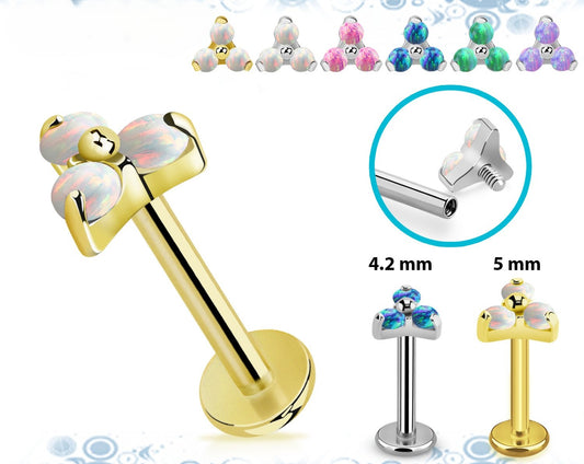 Trinity Cabochon synthetic opals Labret